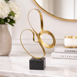 Bronze Current Sculpture