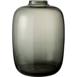J-Line Smoked Glass Vase